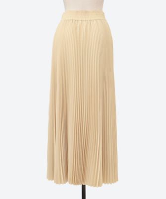 TAFFETA PLEATED SKIRT 25FW／14164