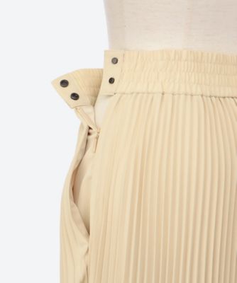 TAFFETA PLEATED SKIRT 25FW／14164