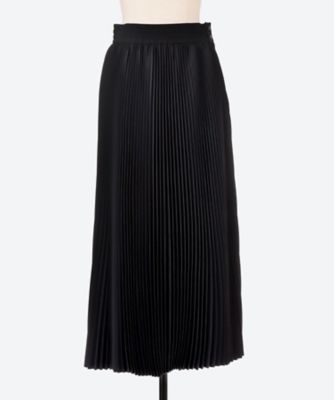 TAFFETA PLEATED SKIRT 25FW／14164