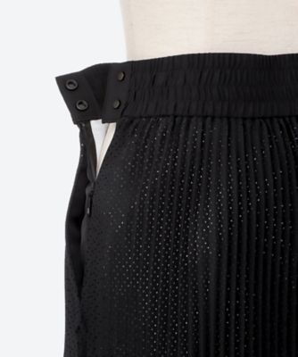 PERFORATED PLEATED SKIRT 25FW
