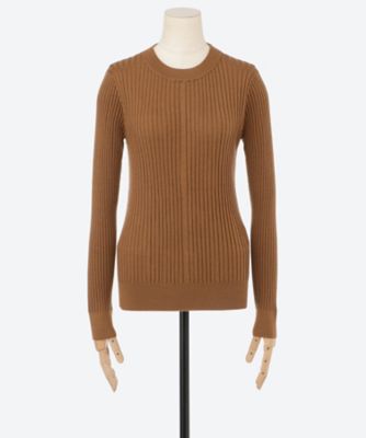 送料無料】WIDE RIBBED SWEATER 25FW