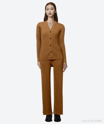 送料無料】WIDE RIBBED CARDIGAN 25FW
