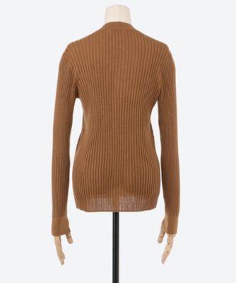 だいき 送料無料】WIDE RIBBED CARDIGAN 25FW