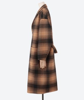 PLAID COAT 17521 | HYKE (Women)/ハイク | 三越伊勢丹