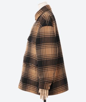 【完売品】HYKE 25AW PLAID COAT size1 PLAID WORK JACKET 17522 | HYKE (Women)/ハイク