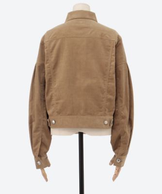 COROUROY BALLOON SLEEVE JACK ET