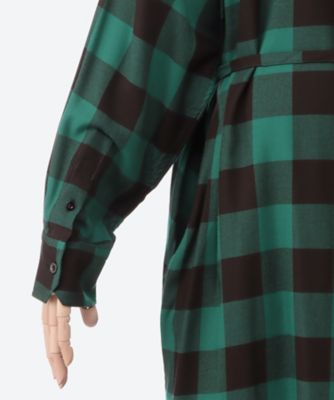 RAYON PLAID DRESS 16241 | HYKE (Women