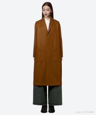 ＜HYKE (Women)＞【送料無料】ＷＯＯＬ　ＳＨＯＰ　ＣＯＡＴ　１７５２５