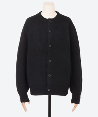 RIBBED KNIT WOOL CARDIGAN 25FW