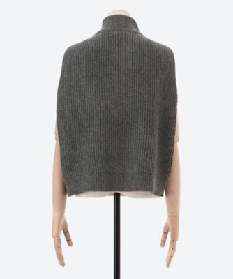 RIBBED KNIT WOOL VEST 25FW／11410