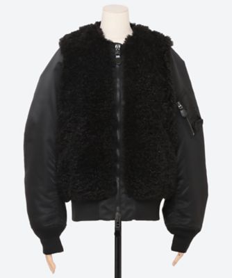 【3日まで限定値下げ】HYKE FAUX SHEARLING TYPE MA-1 HYKE(ハイク)】 FAUX SHEARLING TYPE MA-1｜パリゴ尾道店｜尾道