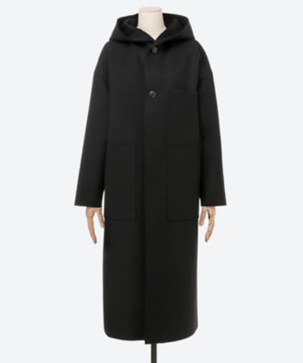 【週末限定値下中】LIGHT MELTON HOODED COAT kink