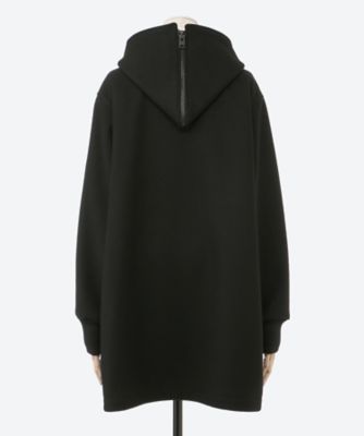 ジャケット・アウター HYKE WOOLMELTON HOODED LONG COAT BIOTOP(ビオトープ) / WOMEN【HYKE】MELTON HOODED WORK COAT