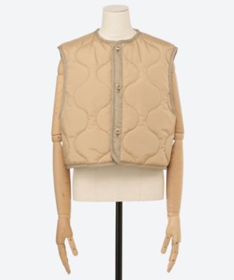 ジャケット・アウター HYKE QUILTED CROPPED VEST SALE】HYKE(ハイク) QUILTED CROPPED VEST - COLDBECK ONLINE