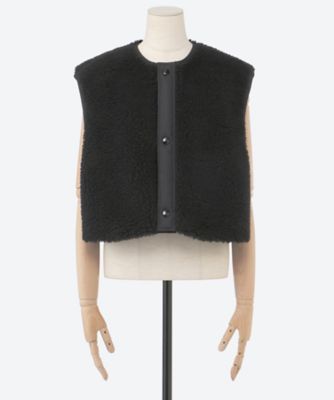 FAUX SHEARLING VEST 17559 | HYKE (Women