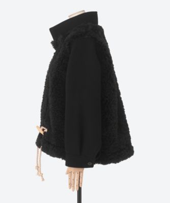 DOUBLE FACE FAUX SHEARLING DUFFEL