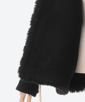 DOUBLE FACE FAUX SHEARLING DUFFEL