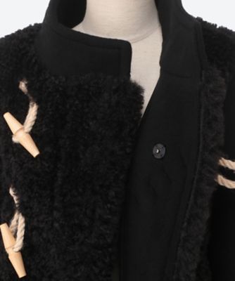 DOUBLE FACE FAUX SHEARLING DUFFEL