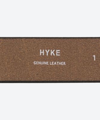 LEATHER RING BELT 25FW／19349 | HYKE
