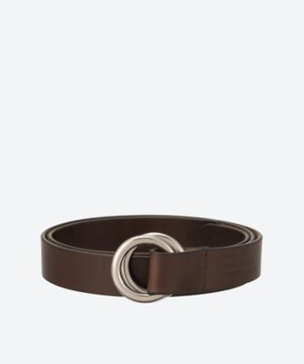 LEATHER RING BELT 25FW／19349 | HYKE