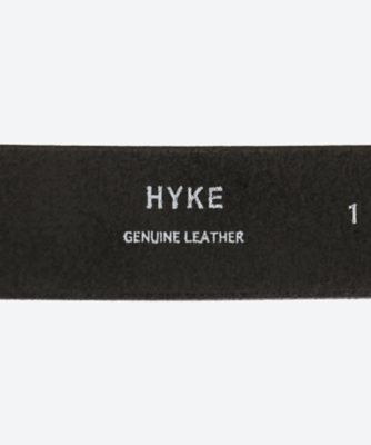 ベルクシュレ LEATHER SQUARE BUCKLE BELT 25FW