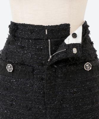 美品✨ヴィヴィアン✨変形スカート　オーブボタン　ブラック　膝丈　日本製　2 スカート AW25―SK02 | VIVIANO (Women)/ヴィヴィアーノ