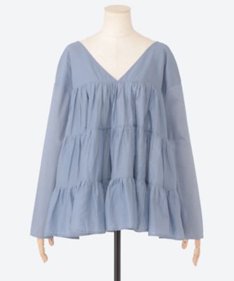 【 MERLETTE 】ブラウス セール】 MERLETTE SOL ティアードブラウス （シャツ・ブラウス