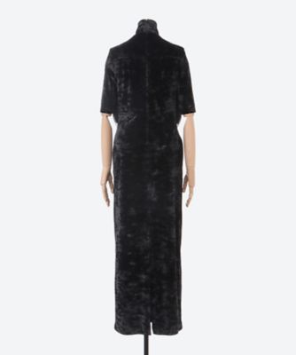 超美品　Escore黒礼服　W Basic Silk MultiーButtoned Dress