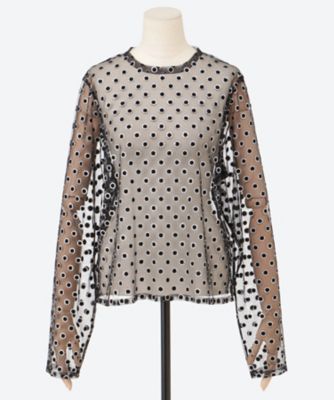 ELEPH (Women)/エレフ トップス ELEPH25FW/EL.C8.01.03.04 BLACK 【三越伊勢丹/公式】