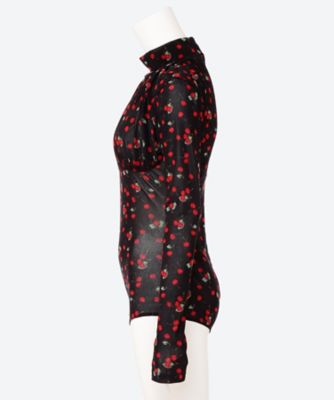 FETICO チェリー柄 ボディスーツ トップス