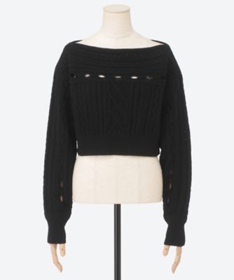 FETICO (Women)/フェティコ セーター FTC254―0712 Black トップス【三越伊勢丹/公式】