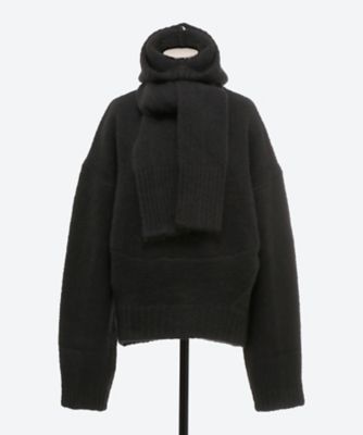 AKANE UTSUNOMIYA (Women)/アカネ ウツノミヤ セーター WAO―FK06―1003 Black トップス【三越伊勢丹/公式】