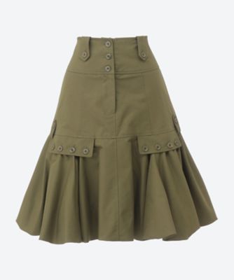  rokh コラボプリーツスカート Rokh プリーツスカート | ブラウン | FARFETCH JP