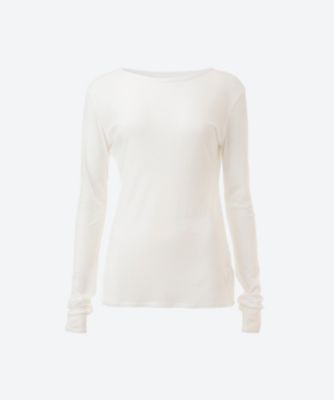 ＜Tu es mon Tresor (Women)＞Ｃｒｅｗ　Ｎｅｃｋ　Ｔｏｐ　ＴＳ００１―ＷＨ