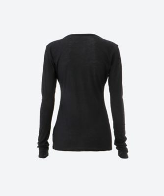 Crew Neck Top TS001―BK | Tu es mon Tresor (Women