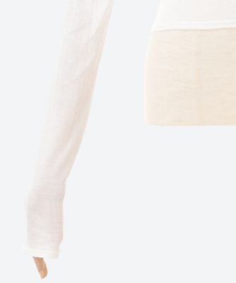 トップス Tu es mon Tresor HIGH NECK TOP High Neck Cropped Top TS004―S―WH