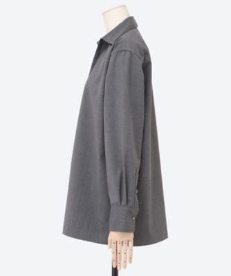 Wool Vareuse Shirt SH2501―WO―GY | Tu es