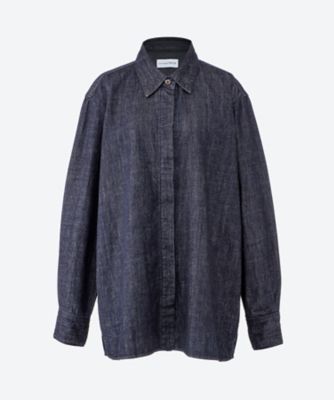ENFOLD WASHABLE SHIRT 300HS230-1470 ブルー ENFOLD WASHABLE SHIRT 300HS230-1470 ブルー