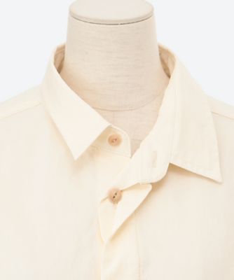 2024SS⚫美品⚫45R 50430311 インドリネンの四角ブラウス 2 45R（フォーティファイブアール）の「インドリネンの四角