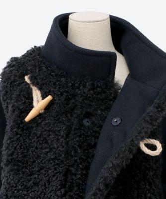 DOUBLE FACE FAUX SHEARLING DUFFEL