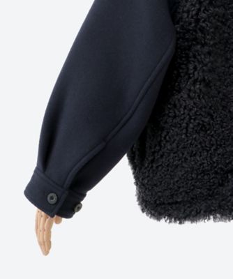 DOUBLE FACE FAUX SHEARLING DUFFEL
