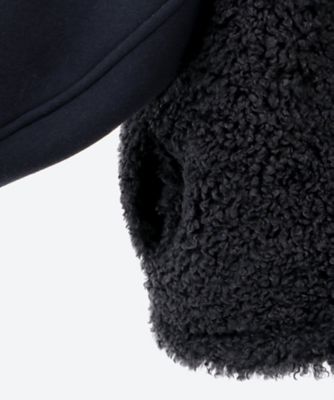 DOUBLE FACE FAUX SHEARLING DUFFEL