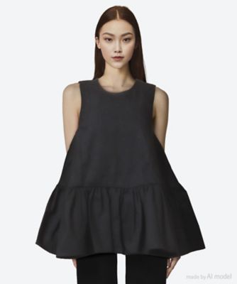 セシリーバンセン　ブラックパフスリーブトップス UK8 セシリーバンセン ブラックパフスリーブトップス UK8 - メルカリ