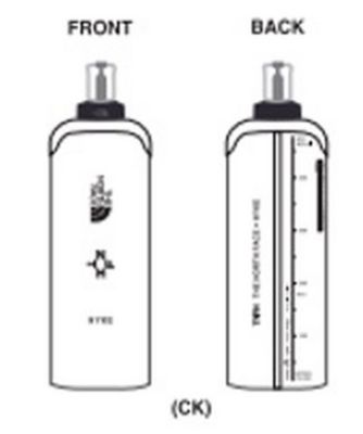 【送料無料】TNFH THE NORTH FACE×HYKE/ノースフェイス×ハイク ユニセックス Soft Bottle 500 NN32516HK_25FW クリア×ブラック(CK) ファッション小物【三越伊勢丹/公式】