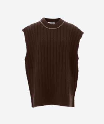 【最終値下げ】Y's ワイズ　ケーブル編みベスト fit=scale-down,w=1200