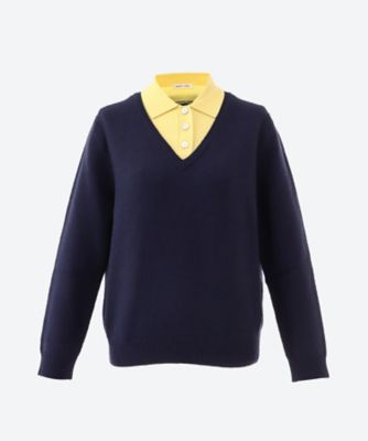 SANDY LIANG (Women)/サンディ リアン セーター 25FW/F25K055―Y008 NAVY トップス【三越伊勢丹/公式】