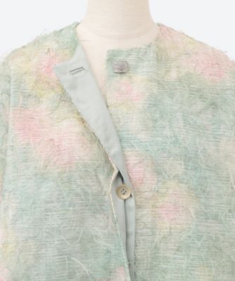 コート damask rose jacquard coat 6S