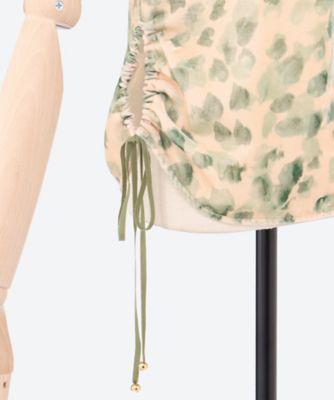 ブラウス petal velvet top 6S／03661 | leur 