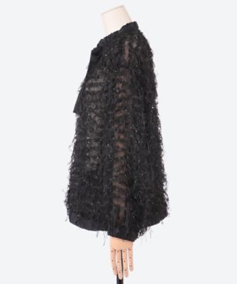 ジャケット sheer fringe jacket 6S／02395