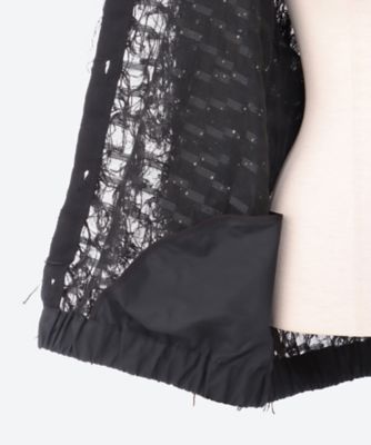 ジャケット sheer fringe jacket 6S／02395
